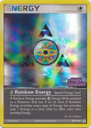 Rainbow Energy (98/110) (Delta Species) (Stamped) [EX: Holon Phantoms] | Good Games Cannington