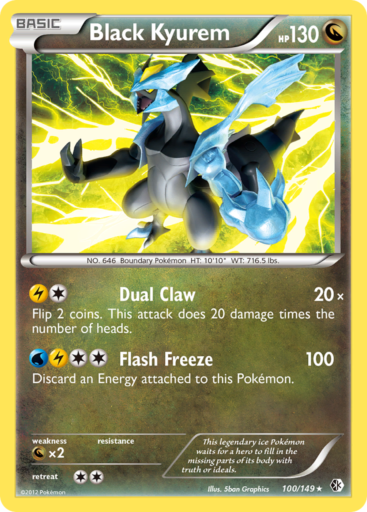 Black Kyurem (100/149) [Black & White: Boundaries Crossed] | Good Games Cannington
