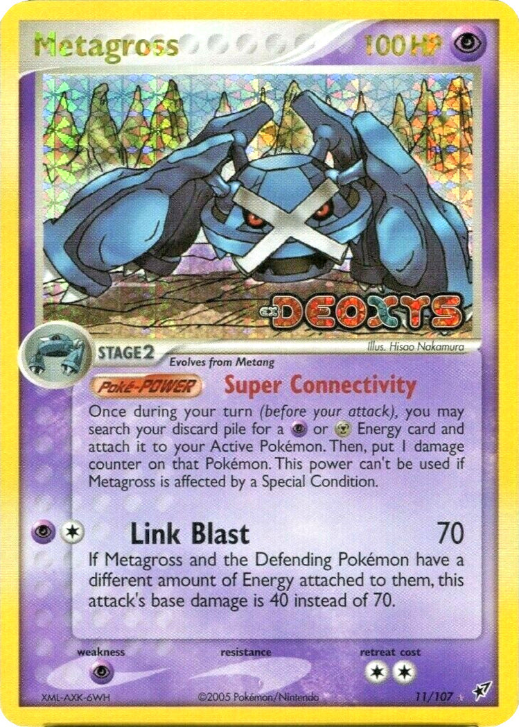 Metagross (11/107) (Stamped) [EX: Deoxys] | Good Games Cannington
