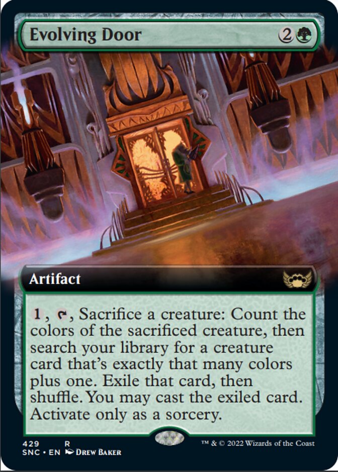 Evolving Door (Extended Art) [Streets of New Capenna] | Good Games Cannington