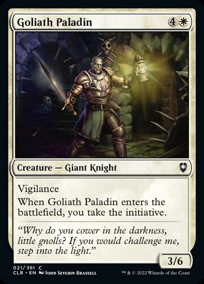 Goliath Paladin [Commander Legends: Battle for Baldur's Gate] | Good Games Cannington