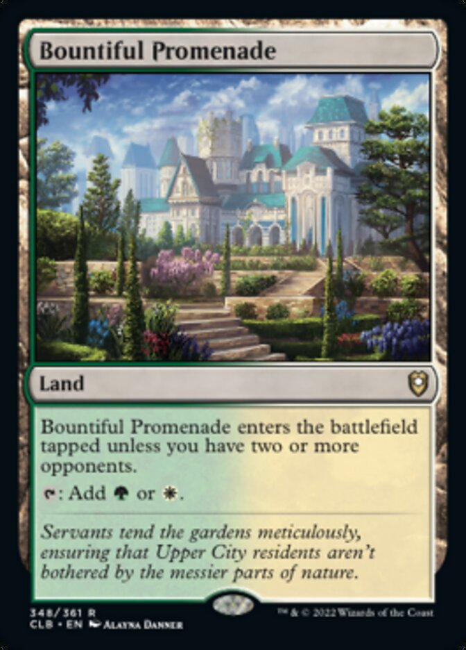 Bountiful Promenade [Commander Legends: Battle for Baldur's Gate] | Good Games Cannington