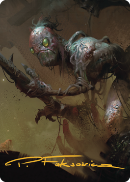 Mold Folk Art Card (Gold-Stamped Signature) [Commander Legends: Battle for Baldur's Gate Art Series] | Good Games Cannington