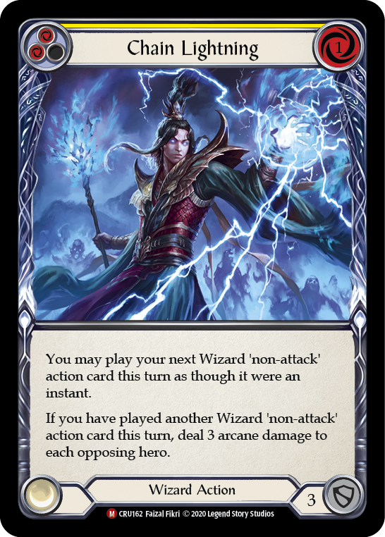 Chain Lightning [CRU162] 1st Edition Normal | Good Games Cannington