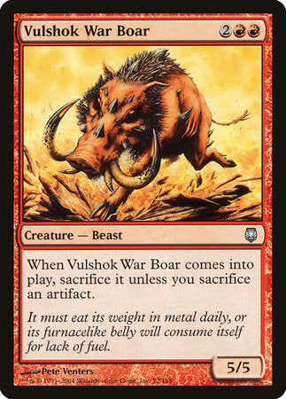 Vulshok War Boar [Darksteel] | Good Games Cannington