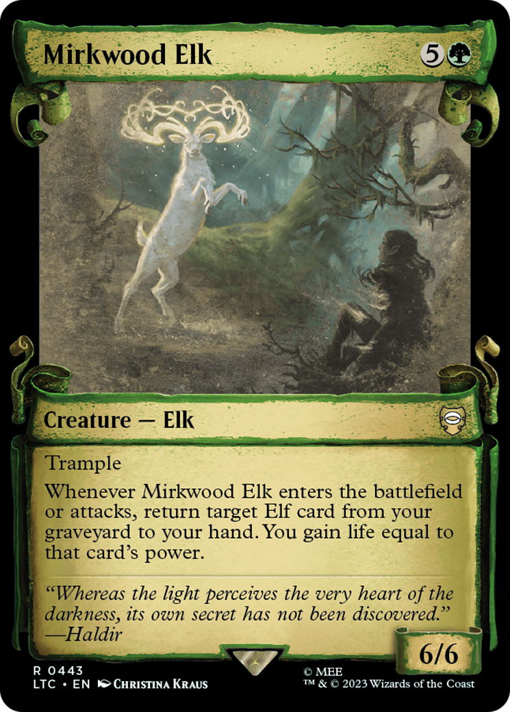Mirkwood Elk [The Lord of the Rings: Tales of Middle-Earth Commander Showcase Scrolls] | Good Games Cannington