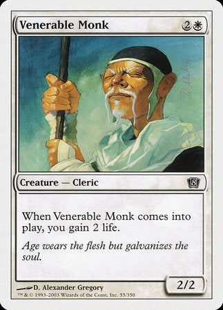 Venerable Monk [Eighth Edition] | Good Games Cannington