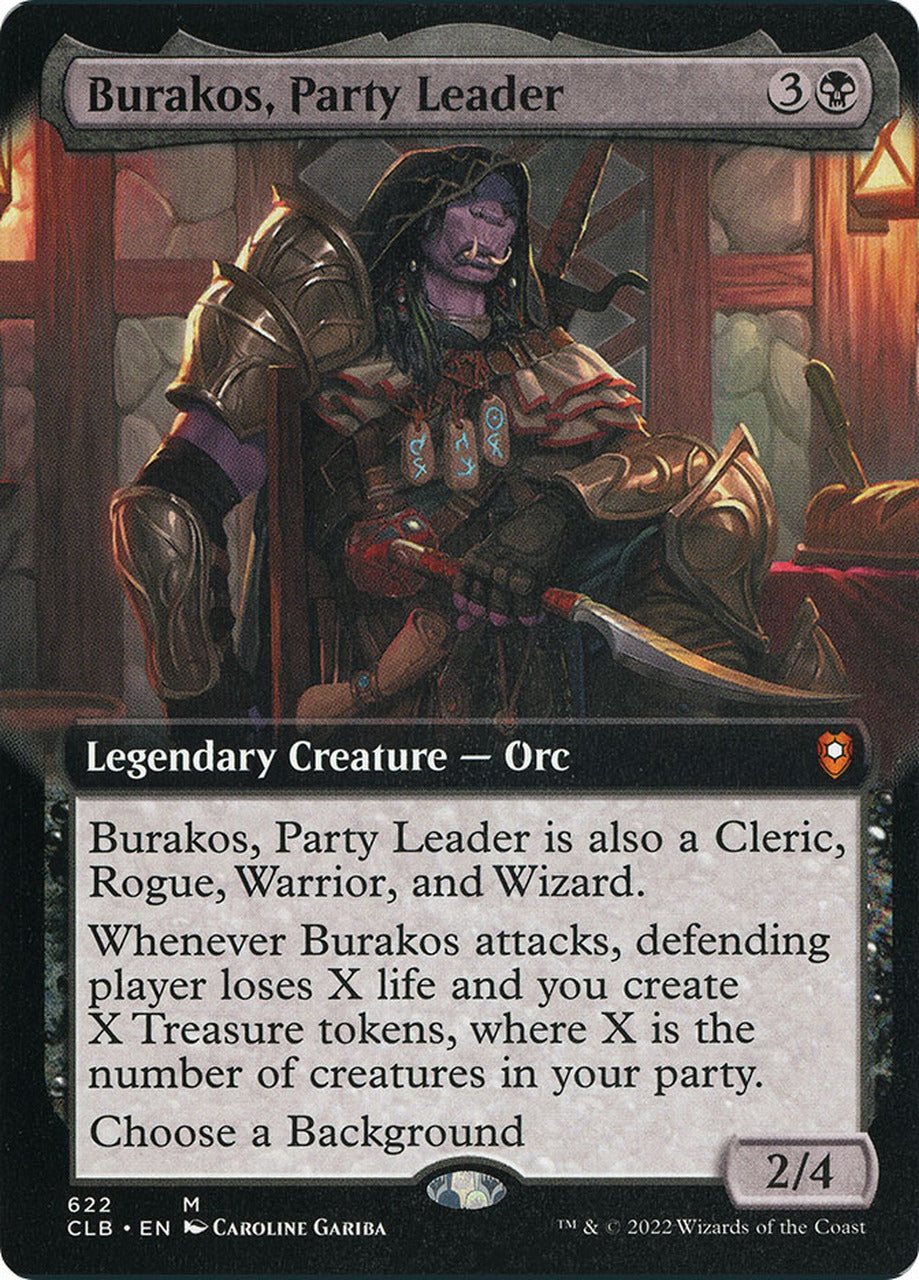 Burakos, Party Leader (Extended Art) [Commander Legends: Battle for Baldur's Gate] | Good Games Cannington