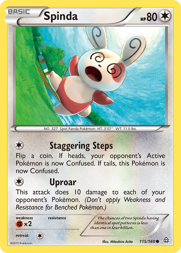 Spinda (115/160) [XY: Primal Clash] | Good Games Cannington