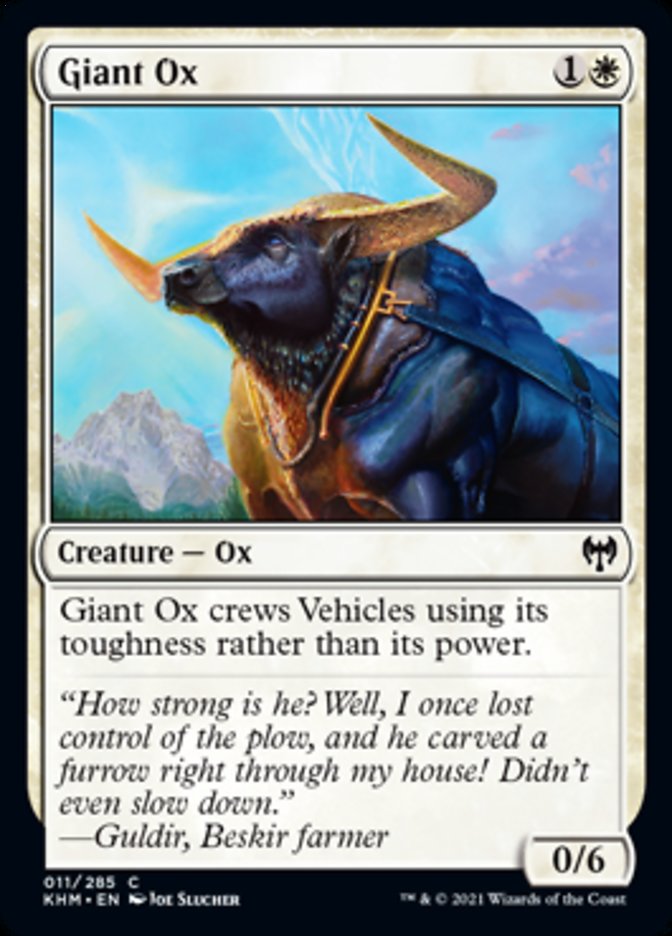 Giant Ox [Kaldheim] | Good Games Cannington