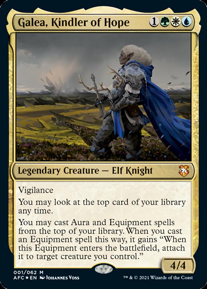 Galea, Kindler of Hope [Dungeons & Dragons: Adventures in the Forgotten Realms Commander] | Good Games Cannington