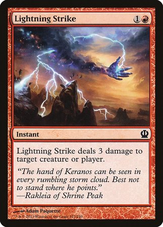 Lightning Strike [Theros] | Good Games Cannington