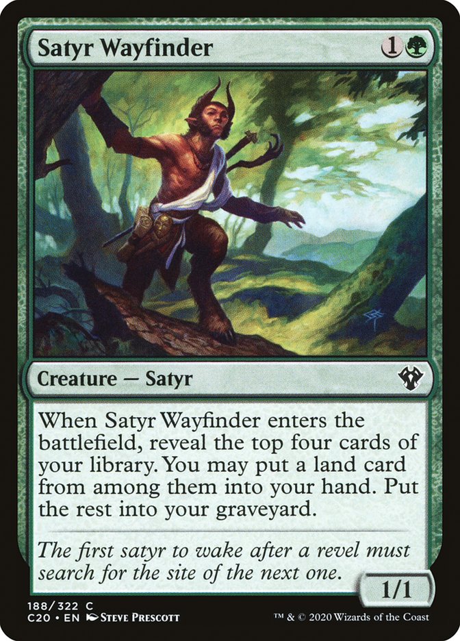 Satyr Wayfinder [Commander 2020] | Good Games Cannington