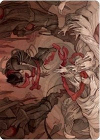 Thwart the Grave Art Card [Zendikar Rising Art Series] | Good Games Cannington