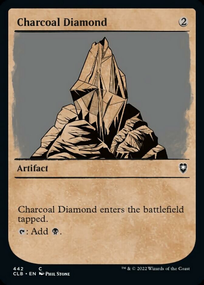 Charcoal Diamond (Showcase) [Commander Legends: Battle for Baldur's Gate] | Good Games Cannington