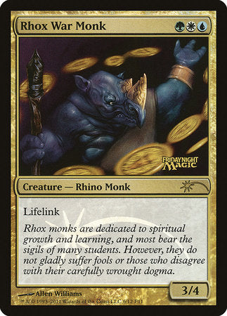 Rhox War Monk [Friday Night Magic 2011] | Good Games Cannington
