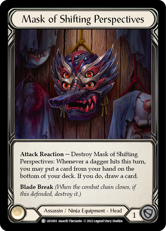 Mask of Shifting Perspectives [UZU003] (Outsiders Uzuri Blitz Deck) | Good Games Cannington