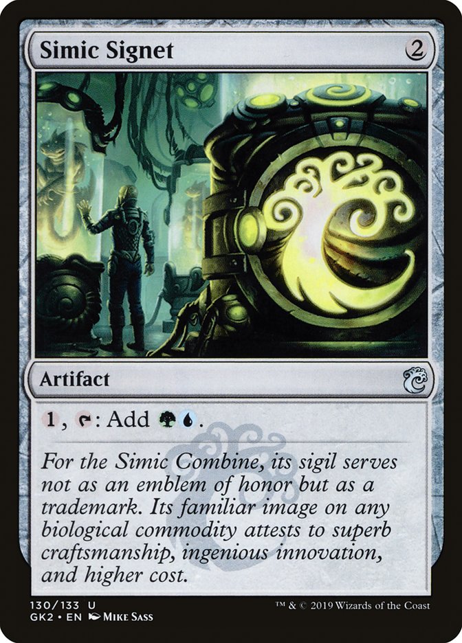 Simic Signet [Ravnica Allegiance Guild Kit] | Good Games Cannington