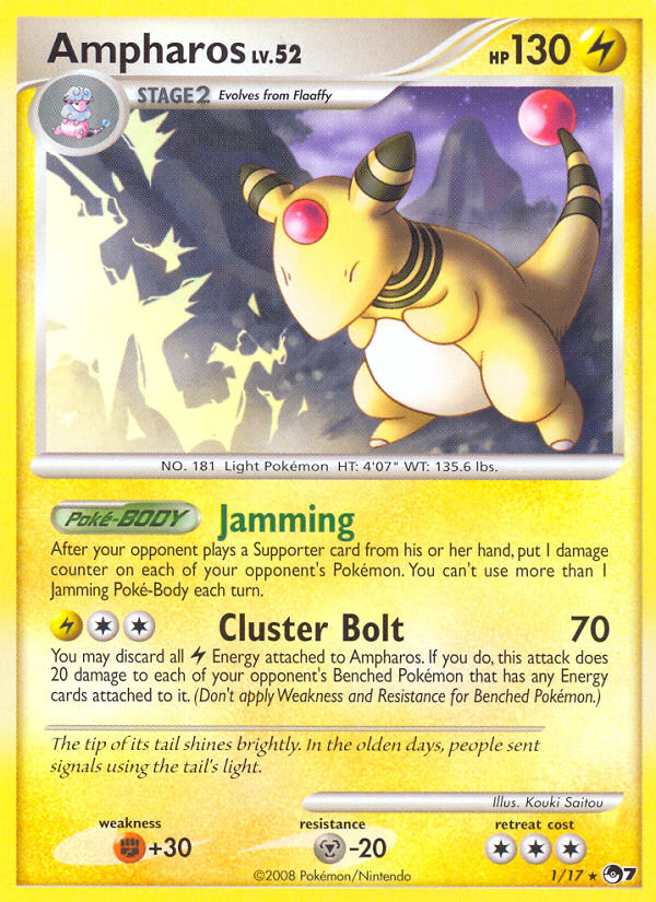 Ampharos (1/17) [POP Series 7] | Good Games Cannington