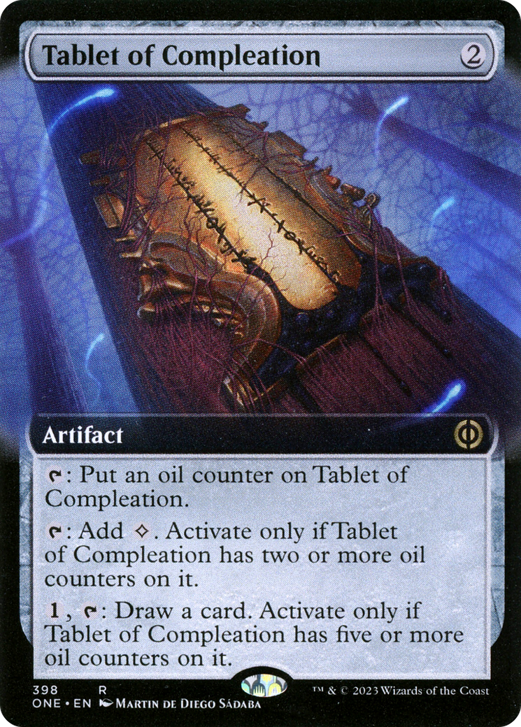 Tablet of Compleation (Extended Art) [Phyrexia: All Will Be One] | Good Games Cannington