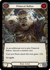 Primeval Bellow (Blue) [U-WTR037] (Welcome to Rathe Unlimited)  Unlimited Normal | Good Games Cannington