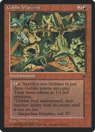 Goblin Warrens [Fallen Empires] | Good Games Cannington