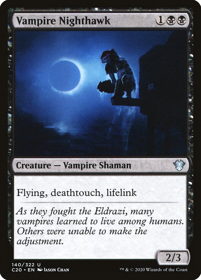 Vampire Nighthawk [Commander 2020] | Good Games Cannington