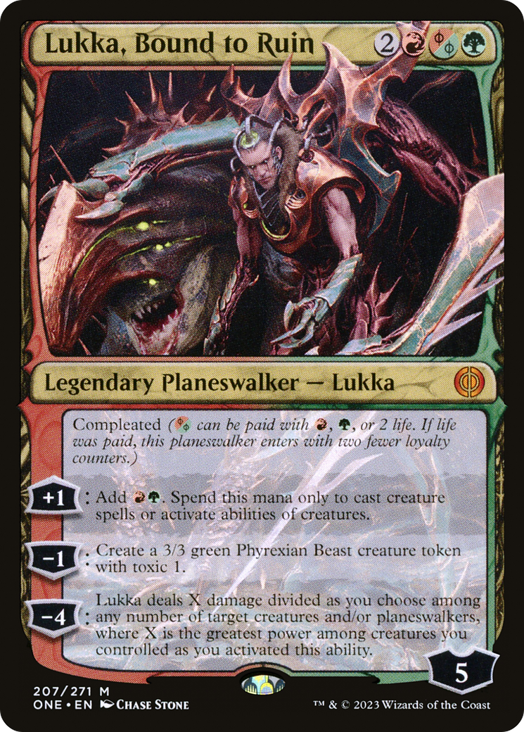 Lukka, Bound to Ruin [Phyrexia: All Will Be One] | Good Games Cannington