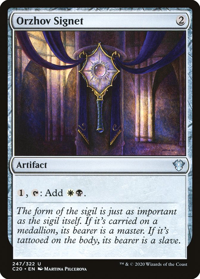 Orzhov Signet [Commander 2020] | Good Games Cannington
