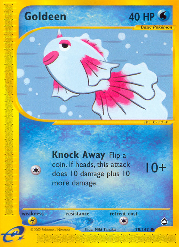 Goldeen (78/147) [Aquapolis] | Good Games Cannington