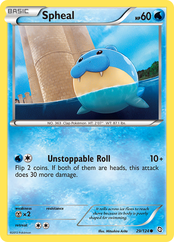 Spheal (29/124) [Black & White: Dragons Exalted] | Good Games Cannington