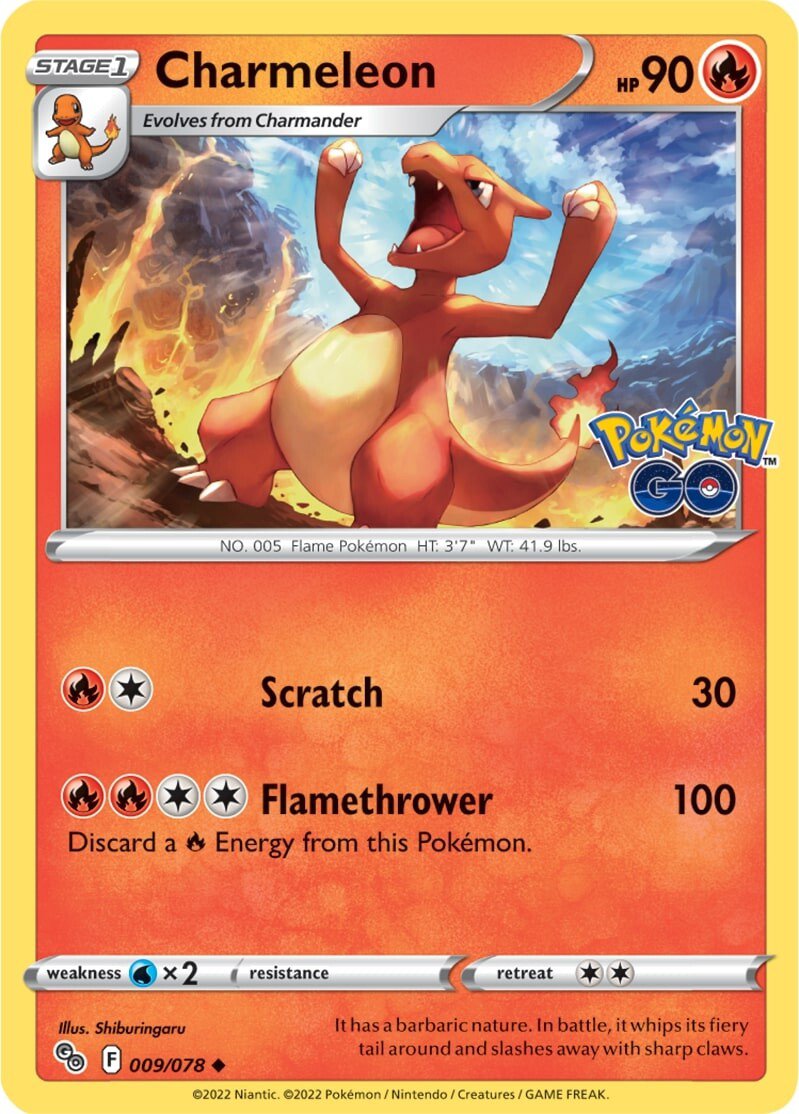 Charmeleon (009/078) [Pokémon GO] | Good Games Cannington