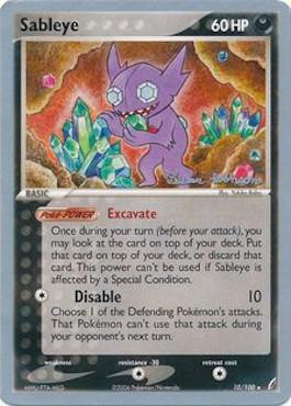 Sableye (10/100) (Intimidation - Tristan Robinson) [World Championships 2008] | Good Games Cannington