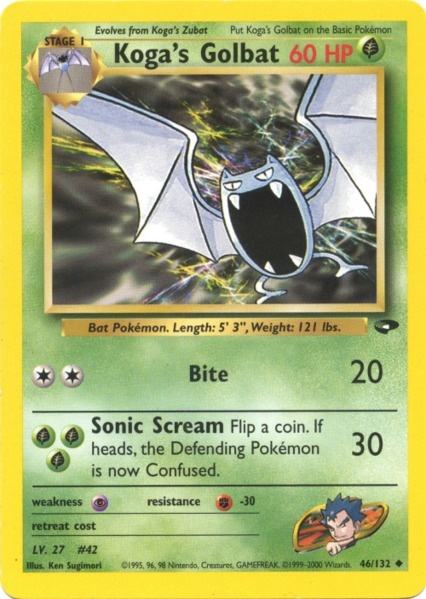 Koga's Golbat (46/132) [Gym Challenge Unlimited] | Good Games Cannington