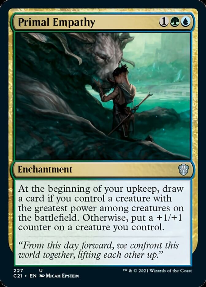 Primal Empathy [Commander 2021] | Good Games Cannington