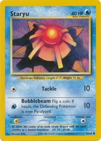 Staryu (56/64) [Neo Revelation Unlimited] | Good Games Cannington