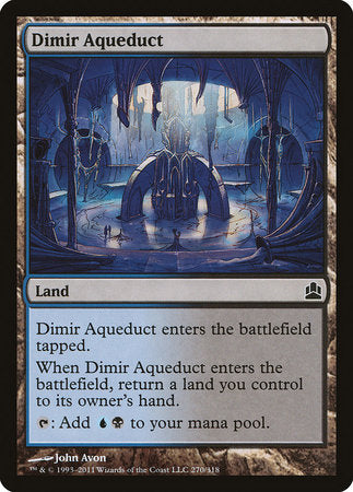 Dimir Aqueduct [Commander 2011] | Good Games Cannington