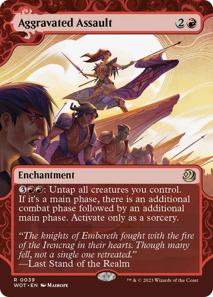Aggravated Assault [Wilds of Eldraine: Enchanting Tales] | Good Games Cannington