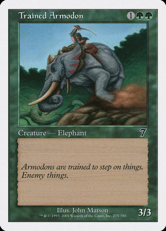 Trained Armodon [Seventh Edition] | Good Games Cannington