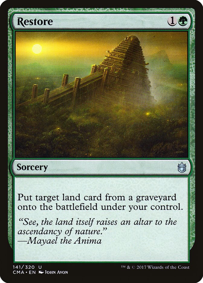 Restore [Commander Anthology] | Good Games Cannington