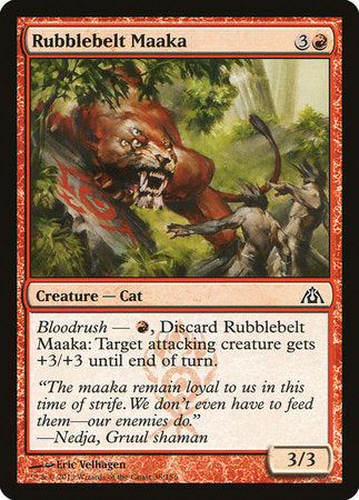 Rubblebelt Maaka [Dragon's Maze] | Good Games Cannington