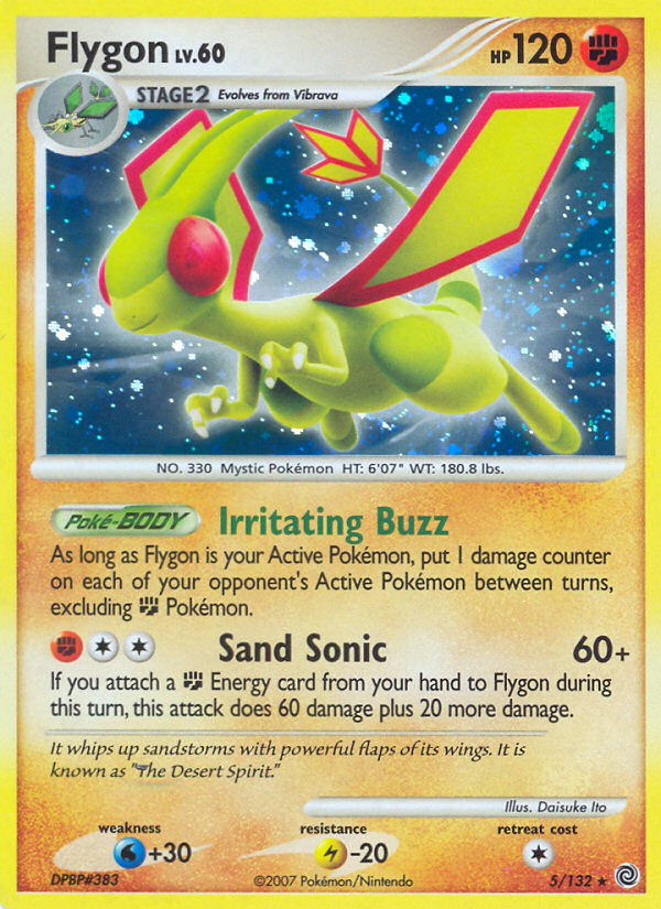 Flygon (5/132) [Diamond & Pearl: Secret Wonders] | Good Games Cannington