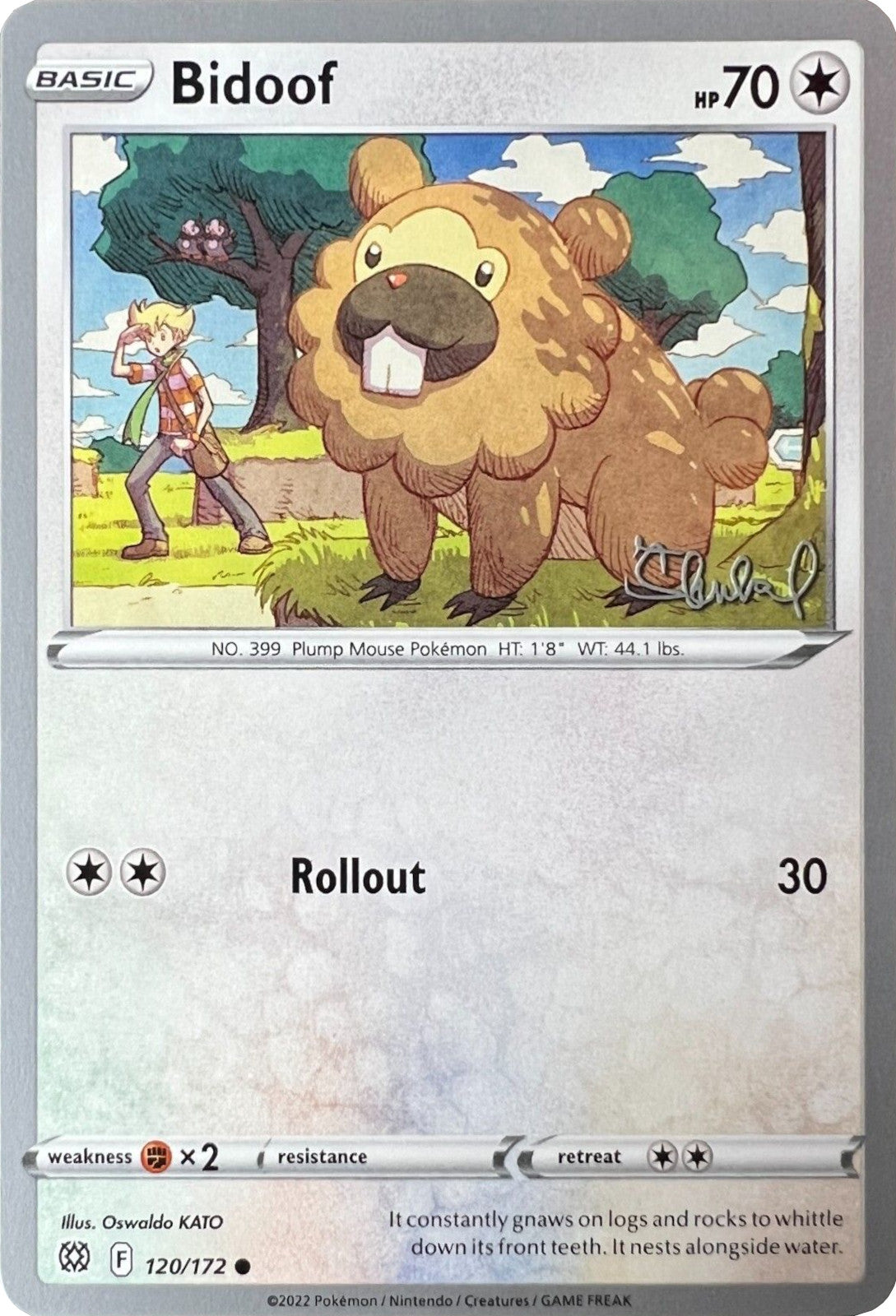 Bidoof (120/172) (ADP - Ondrej Skubal) [World Championships 2022] | Good Games Cannington
