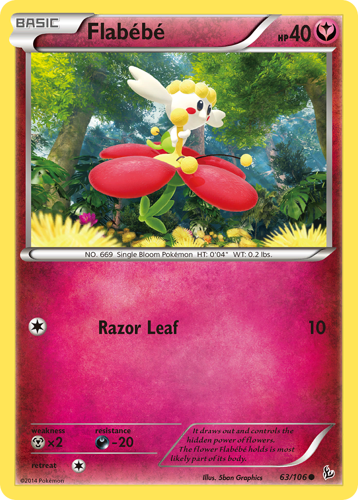 Flabebe (63/106) [XY: Flashfire] | Good Games Cannington