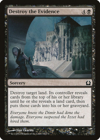 Destroy the Evidence [Return to Ravnica] | Good Games Cannington