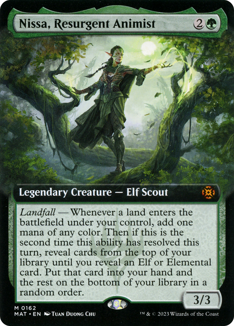 Nissa, Resurgent Animist (Extended Art) [March of the Machine: The Aftermath] | Good Games Cannington