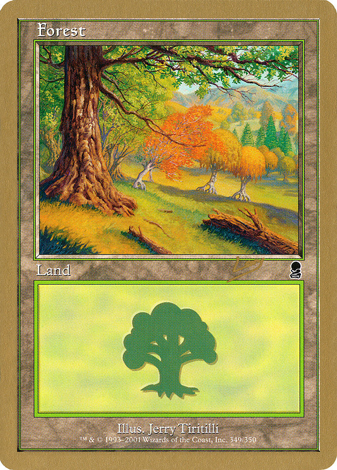 Forest (349) (Raphael Levy) [World Championship Decks 2002] | Good Games Cannington