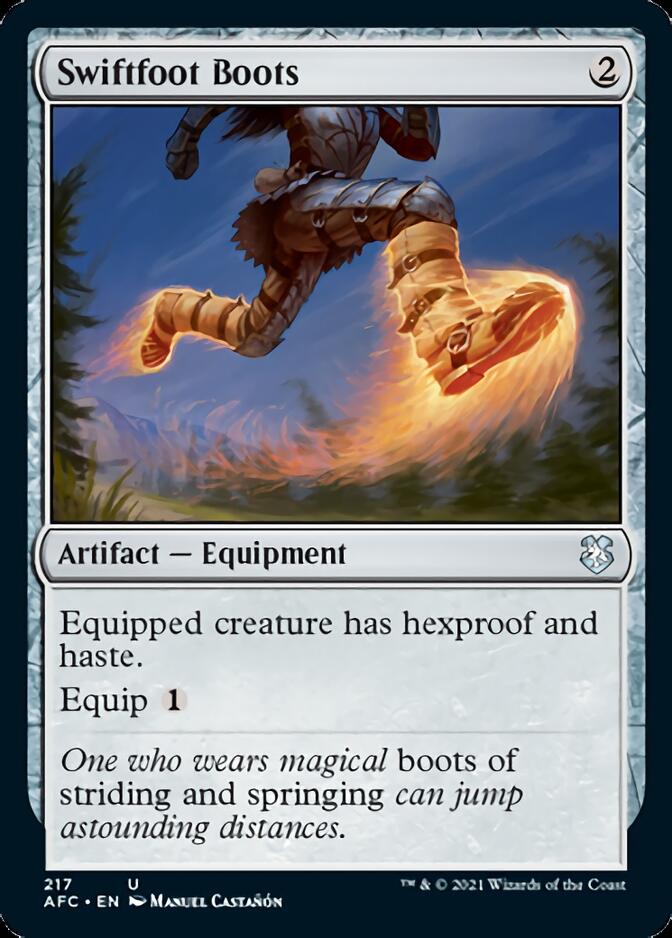 Swiftfoot Boots [Dungeons & Dragons: Adventures in the Forgotten Realms Commander] | Good Games Cannington