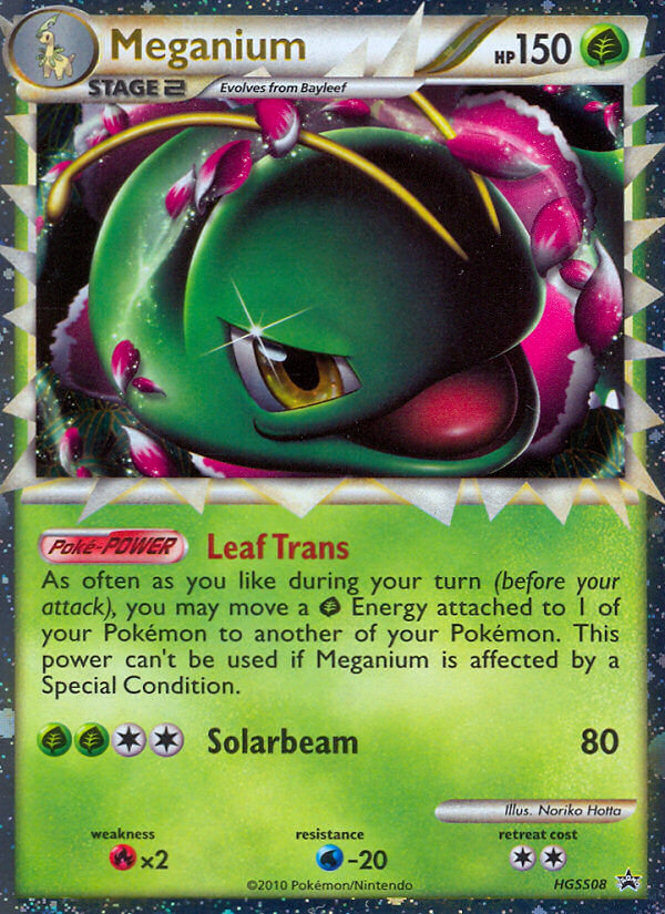 Meganium (HGSS08) [HeartGold & SoulSilver: Black Star Promos] | Good Games Cannington