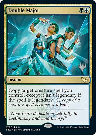Double Major (Promo Pack) [Strixhaven: School of Mages Promos] | Good Games Cannington